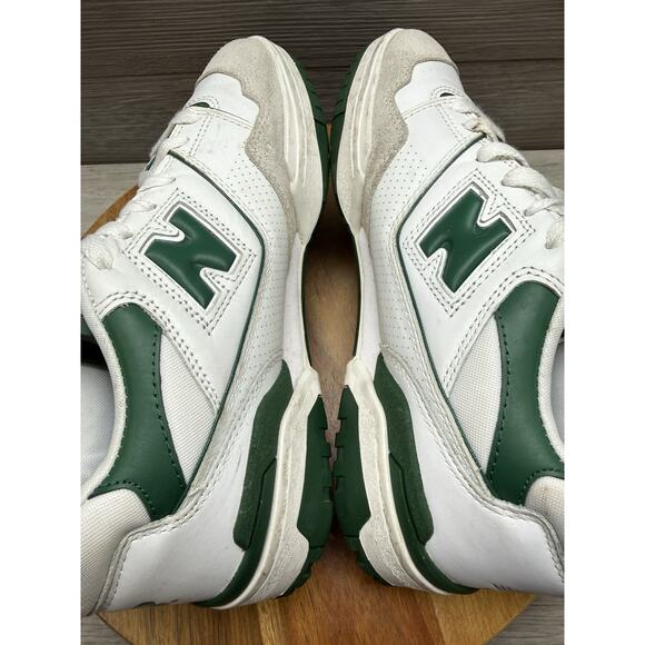 Men 8.5 New Balance 550 White/Green, BB550WT1 main image 6